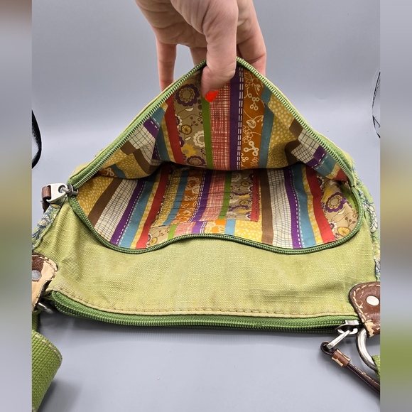 Fossil Vintage Cross Body Bag, Green - Picture 5 of 14